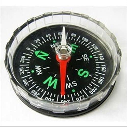 AOR POWER #163 Medium Impact Plastic Pocket Every Day Carry Compass - Affordable Pocket Sized Lightweight Liquid Filled Compass