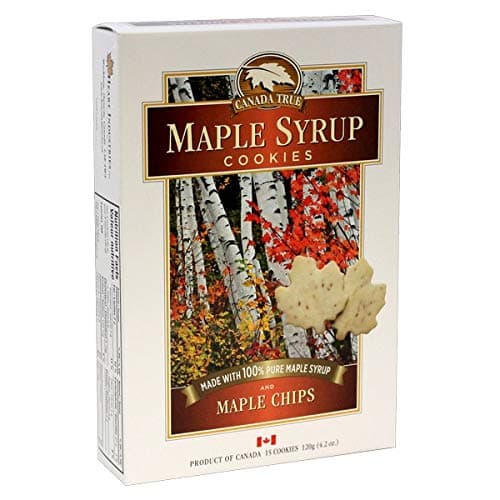 Canada True Maple Syrup Cookies, 5 oz (140g) {Imported from Canada}