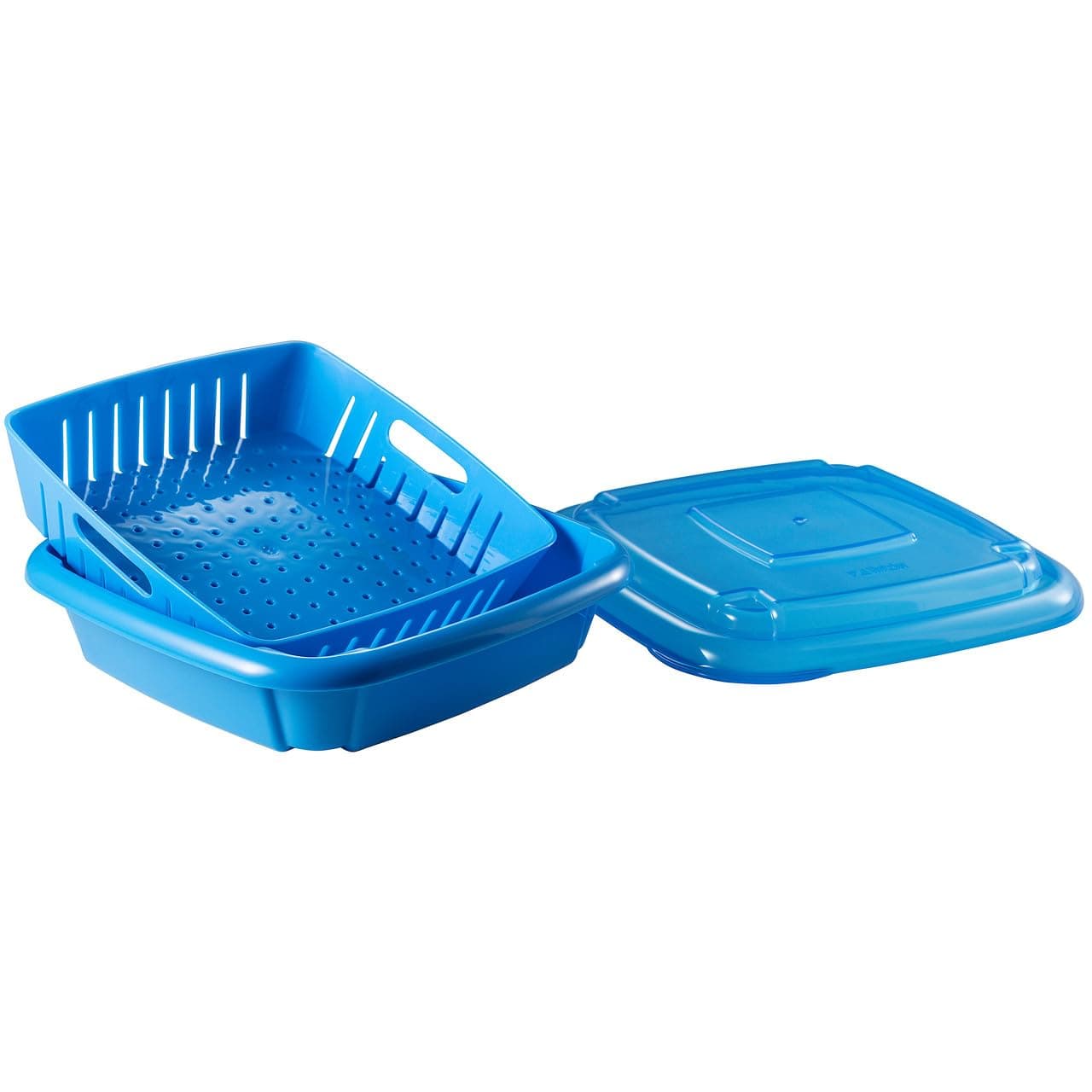 Hutzler 373BL Bitty Berry Box Keeper, Plastic, Blue