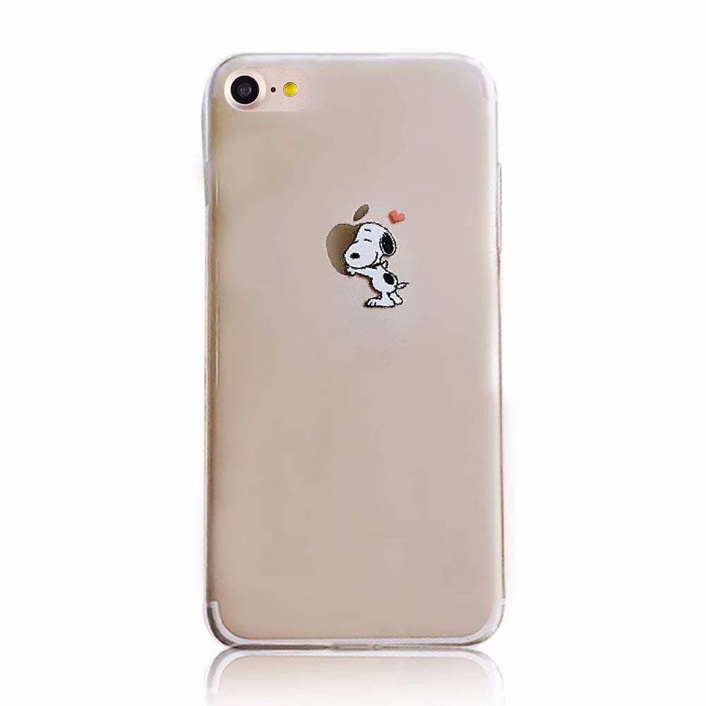 QianYang Snoopy Case for iPhone 8 Case iPhone 7 Case Dog Love Case for iPhone 8 4.7 inch TPU Transparent Cover