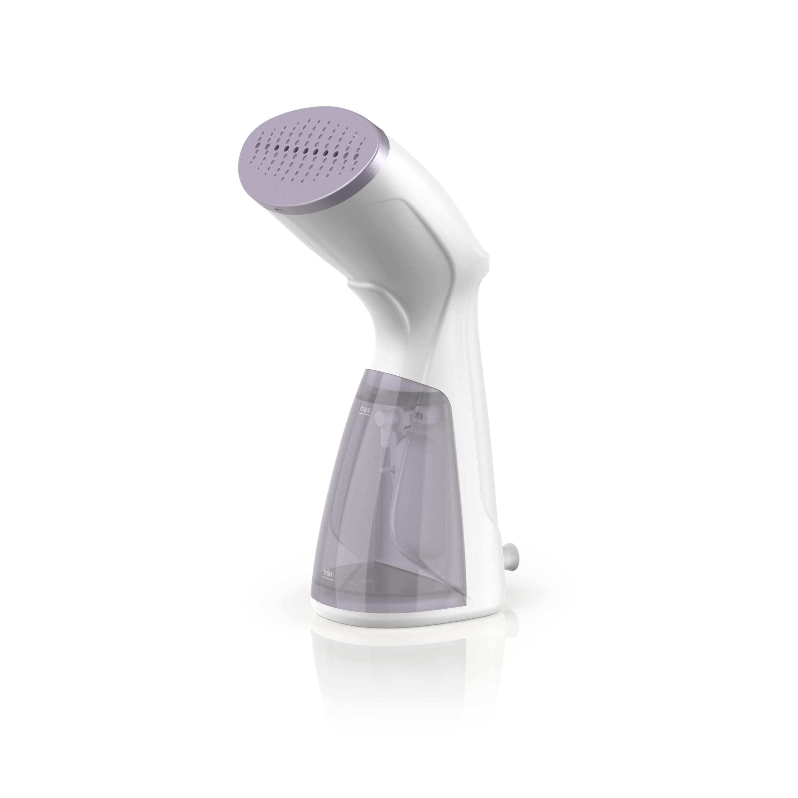 Compact Handheld Steamer, HGS012P, 25-Second Heat Up, 1000 Watts, Removes Wrinkles from Fabrics, Clothing and Upholstery