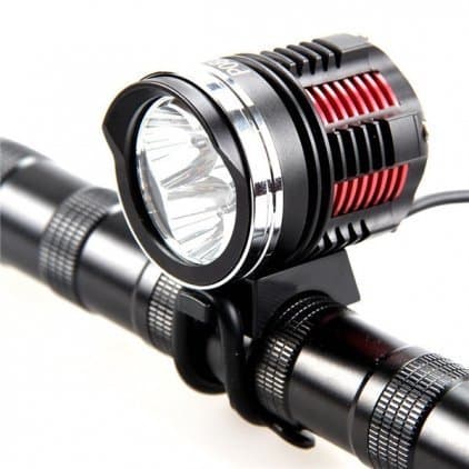 tobole Flashlight LED Front Bicycle Light, 5 Lights CREE, 8000 Lumen XM-L T6 1300 mAh, with Charger