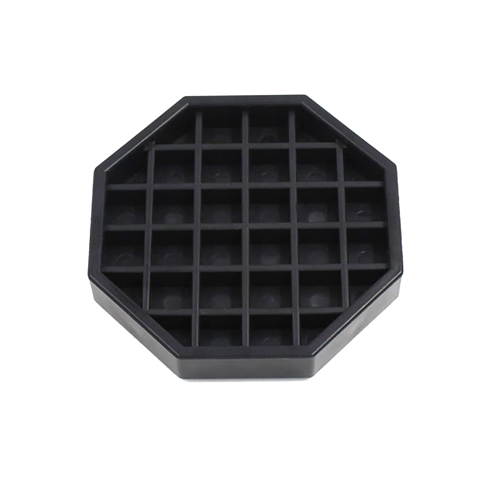 Octagon Coffee Drip Tray by Hard Black Plastic for Coffee Countertop | Drip Tray for Drink Dispenser (4" - 1 Pcs)