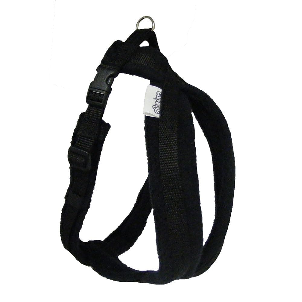 CosyDogs Fleece Dog Harness in Black: Size 2