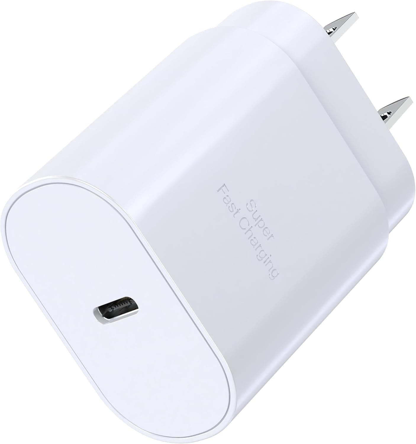 USB C Block 30W PD Super Fast Charger, Type C Plug Cube Wall Adapter Power Brick Compatible with iPhone 17, 17e, 17 Pro Max, 16, 16e, 15, 14, 13, 12, iPad, mini, & for Galaxy S26 S25, S24