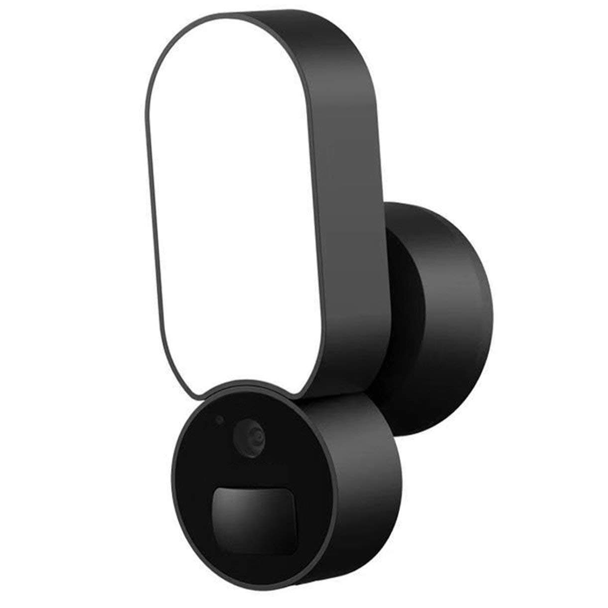 Wi-Fi Indoor/Outdoor Home Floodlight Security Camera with Two-Way Audio, CCTV Camera, Security Surveillance Camera, Night Vision, 1080p HD, Motion Activation, Video Recording & Siren Alarm