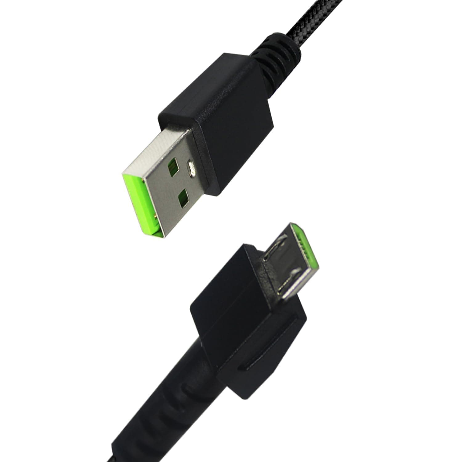 Wireless Mouse USB Charging Cable 1.8M for Razer Viper Ultimate,Basilisk Snake Ultimate,Viper V2 Pro,Viper Professional,with Nylon Braided Cable,Durability&Fast Charging(Black)