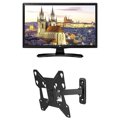 LG Electronics 28MT49DF HD Ready 720p 27.5 Inch LED TV (2017 Model) with One For All (Tilt 15°) TV Bracket