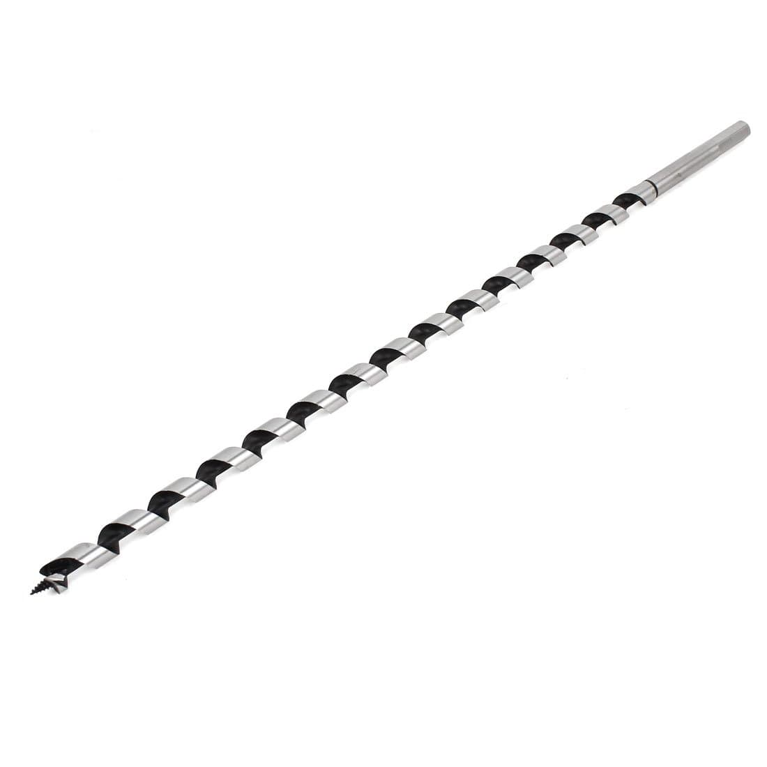 Aexit 460mm (Construction hardware) Length 12mm Dia Flute Spur Lead Screw Wood Auger (96ry763qf176) Drill Bit