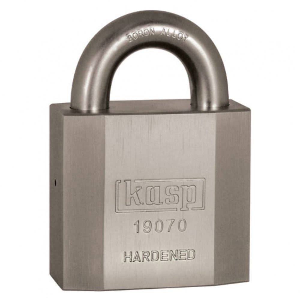 Kasp K19070D Padlock, Multicolor, Open Shackle