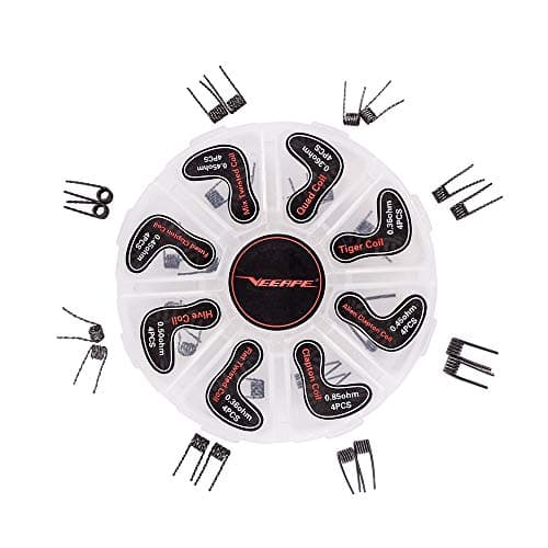 VEEAPE 42 pcs Coil Wire with Cotton