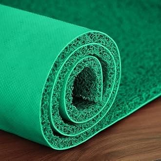 LifeKraftsCushion Noodle Floor Mat for Entryways| Dirt/Mud Trapper | 2ft x 8ft Green | Heavy Duty Waterproof Indoor/Outdoor Floor Mat for Entry, Entrance, High Traffic Areas