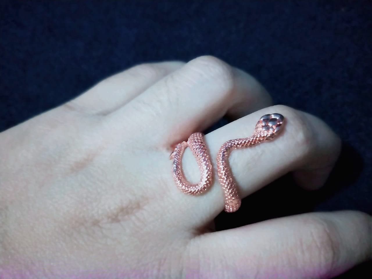 Copper NAAG Ring/नाग अंगूठी / Adjustable Ring for Men, Women/Snake Ring/for VASTU, KAAL SARP DOSH/TAAMBA Ring by NOHA MERCADO