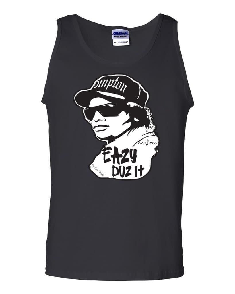 TeeWorlds Eazy E - Eazy Duz It - NWA. Mens Tank Top 3XLBlack