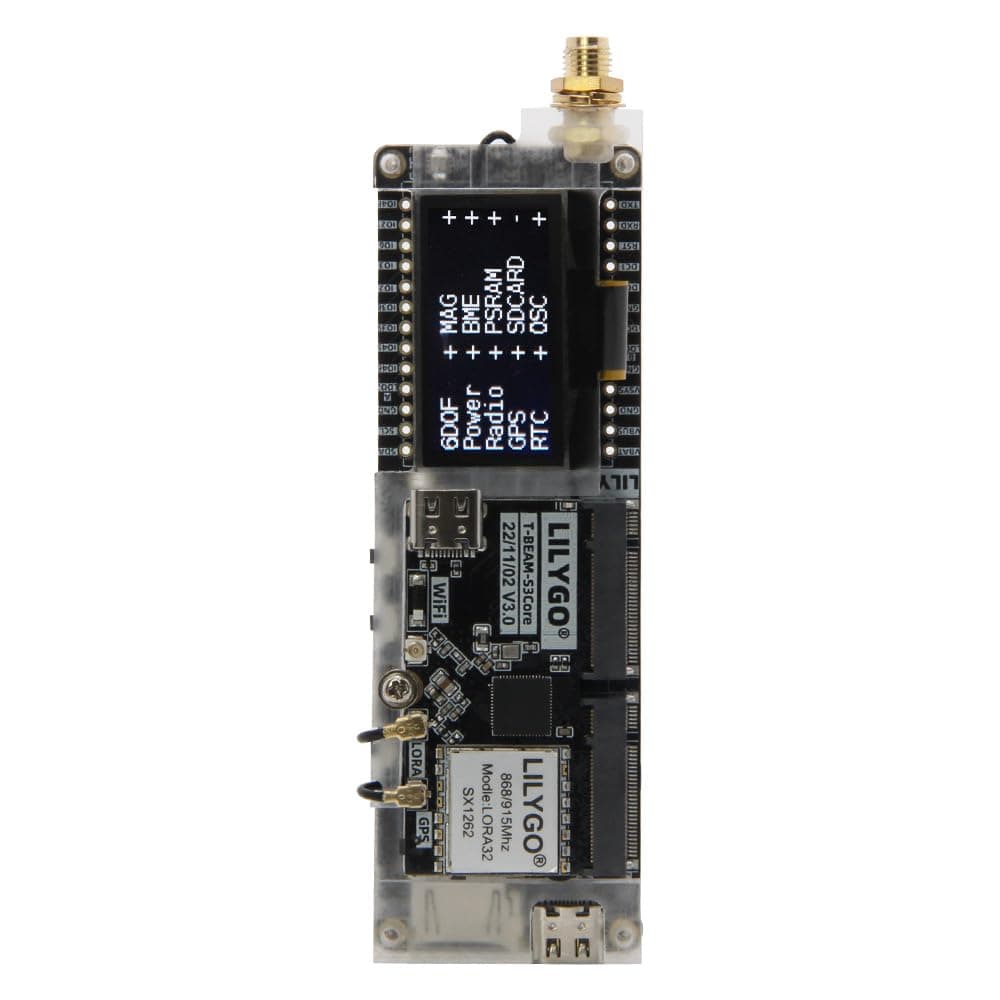 T-BeamSUPREME Meshtastic ESP32-S3 TTGO Development Board LoRa L76K GPS WiFi Bluetooth Module with 1.3inch SH1106 OLED (L76K 915Mhz)