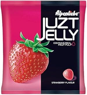 Alpenliebe Candy, Just Jelly (Strawberry), 118.4 Gm Pouch