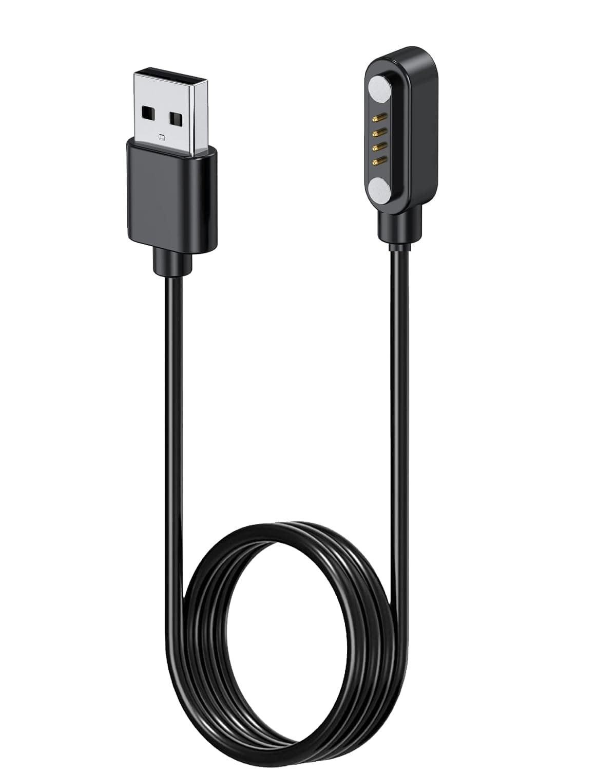 YANMONGI Charger Cable Compatible with PLAUD Note/Plaud Note Pro AI, 3.3FT 4 Pin Replacement Magnetic USB Charging Cable for PLAUD Note/pro Voice Recorder