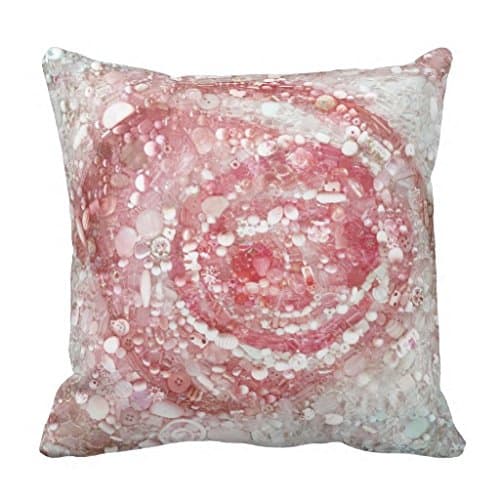 Rose - Blush Pink Throw 1616 pillow case cover