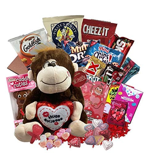 Valentine Care Package with Monkey