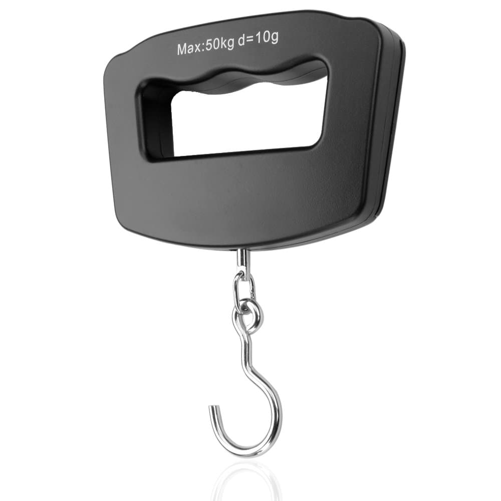 Flexzion Digital Hanging Hook Scale Electronic Weight Balance Tool 110lb/50kg 10g