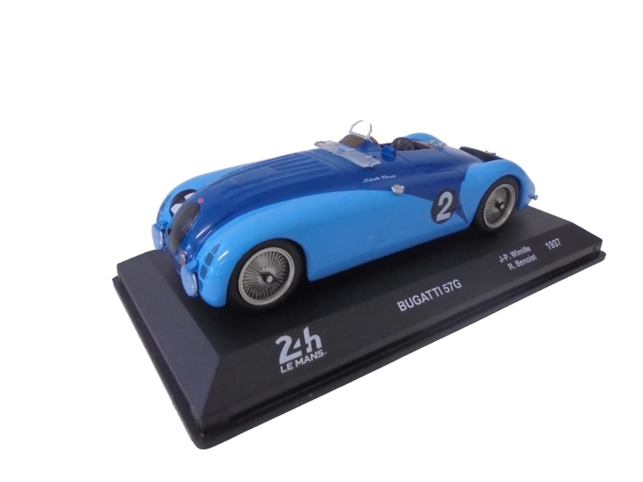 1/43 scale model car compatible with Bugatti 57G #2 Winner Le Mans 1937-24LM14