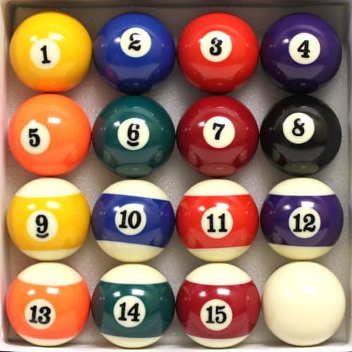 Pool Table Billiard Ball Set by Felson Billiard Supply