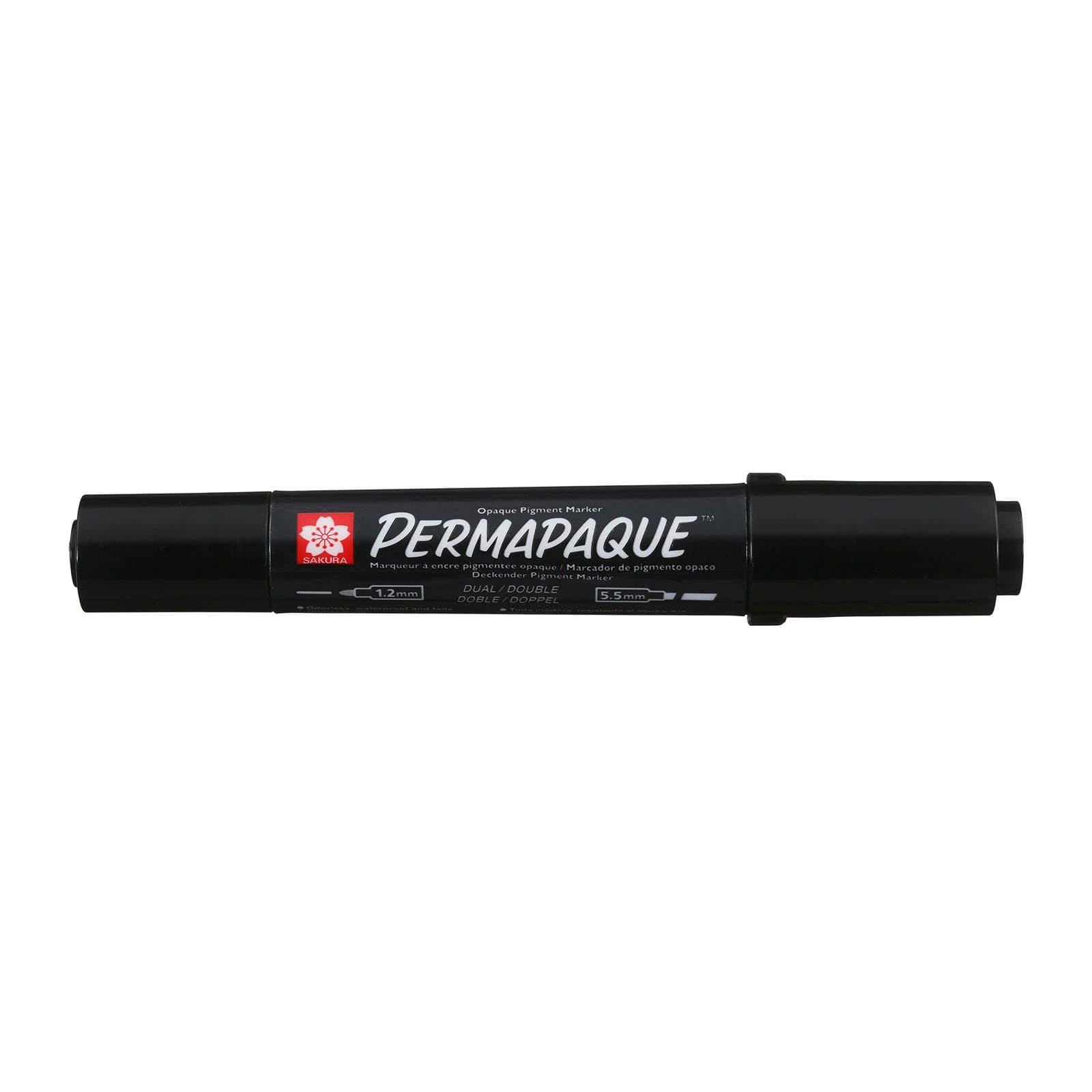 Sakura Permapaque Double Point Black (XZPKTN49)