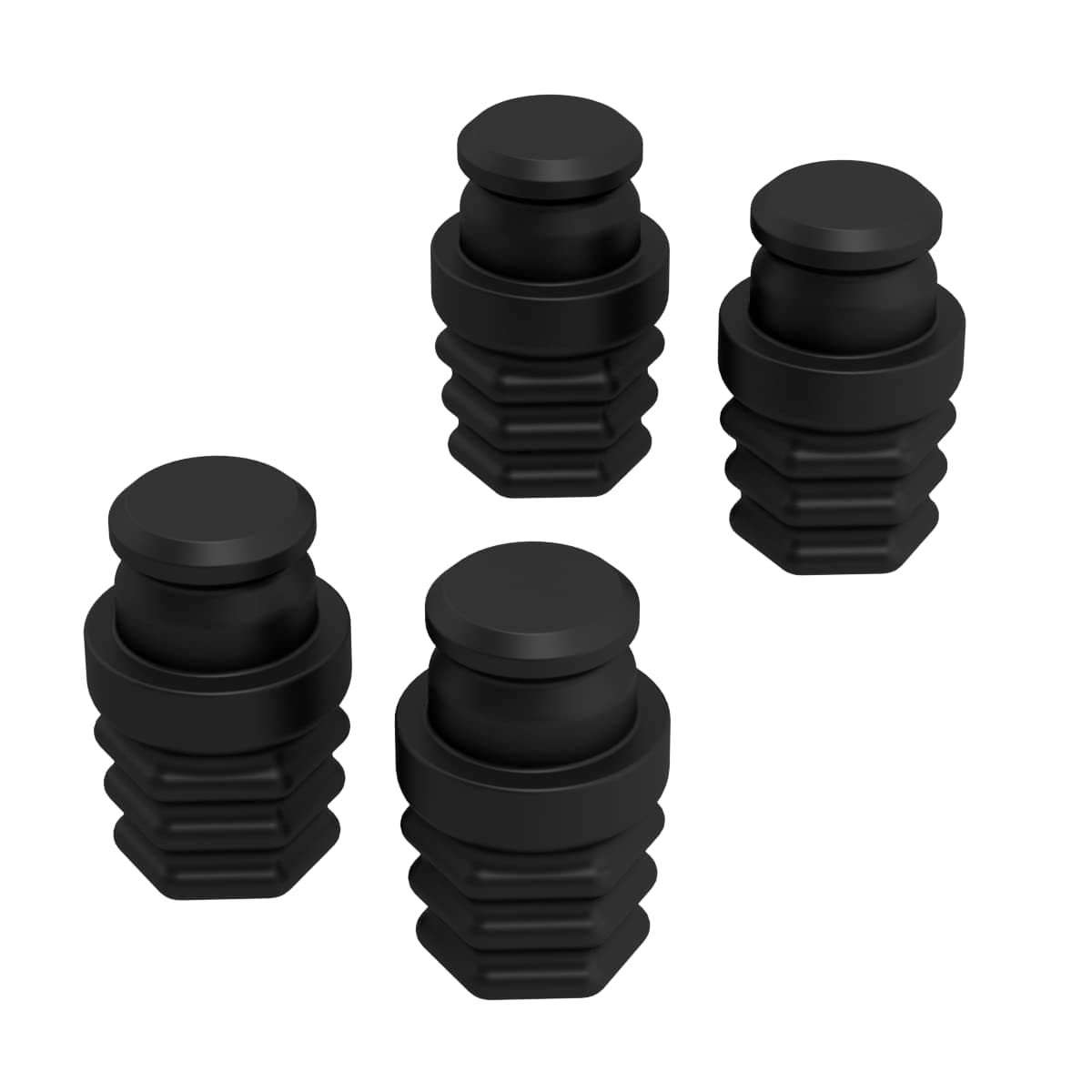 DuroSpring Replacement Bump Stops, Full Set, Compatible with TJ/LJ Wrangler, Superior Performance, Increased Comfort And Control, No Maintenance, Easy Install