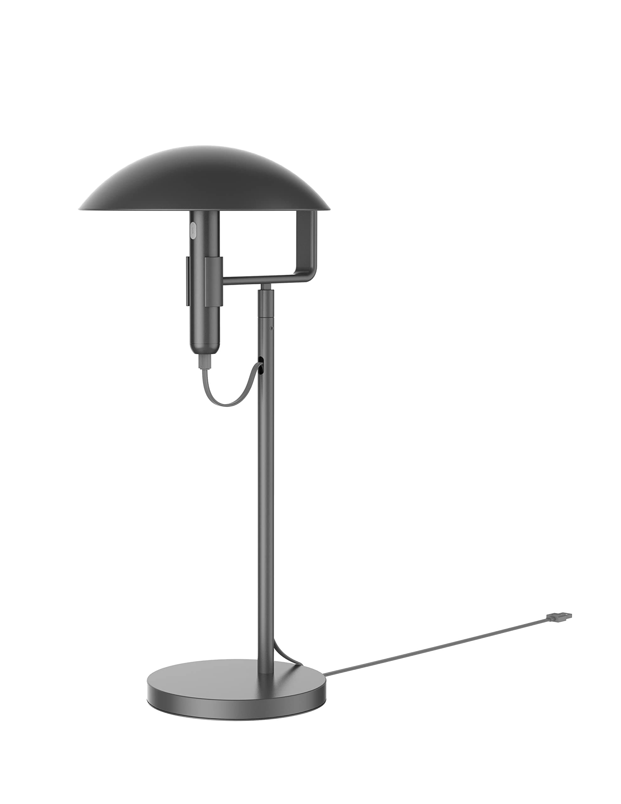 Allocacoc Flashlight DeskLight Set; Dimmable LED nightlight, USB Charging, Portable, Flexible, Adjustable, Energy Saving, Dark Grey with Warm Light