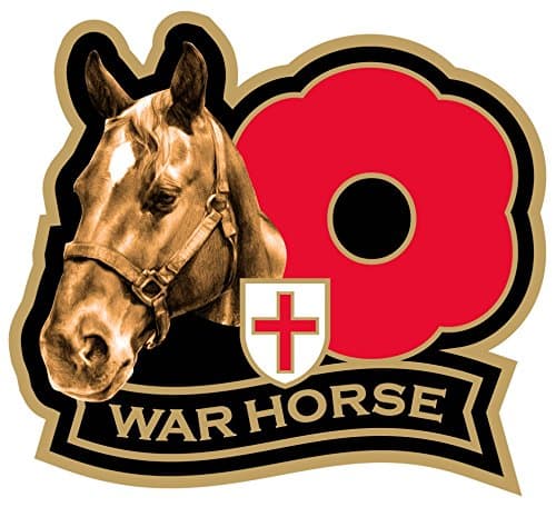 60MM WAR HORSE REMEMBRANCE STICKER