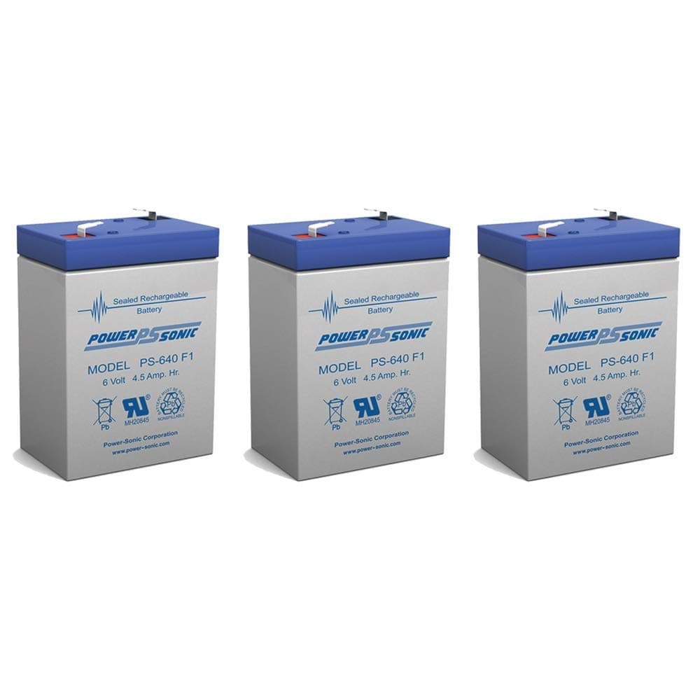 Power Sonic 6V 4.5AH SLA Replacement Battery for Hitech HT640-3 Pack