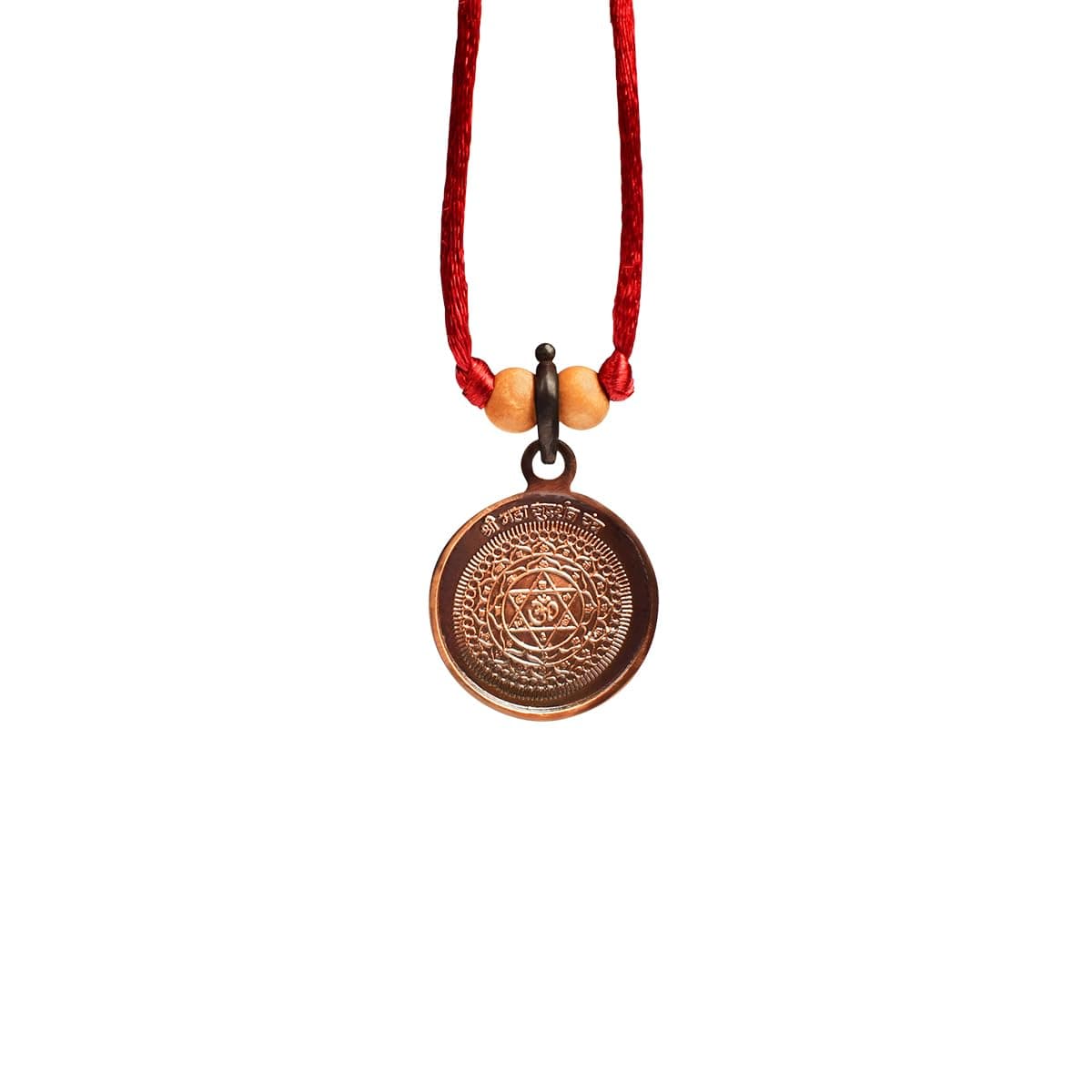 RUDRA CENTRE Mahasudarshan Yantra Locket - Copper (Regular)