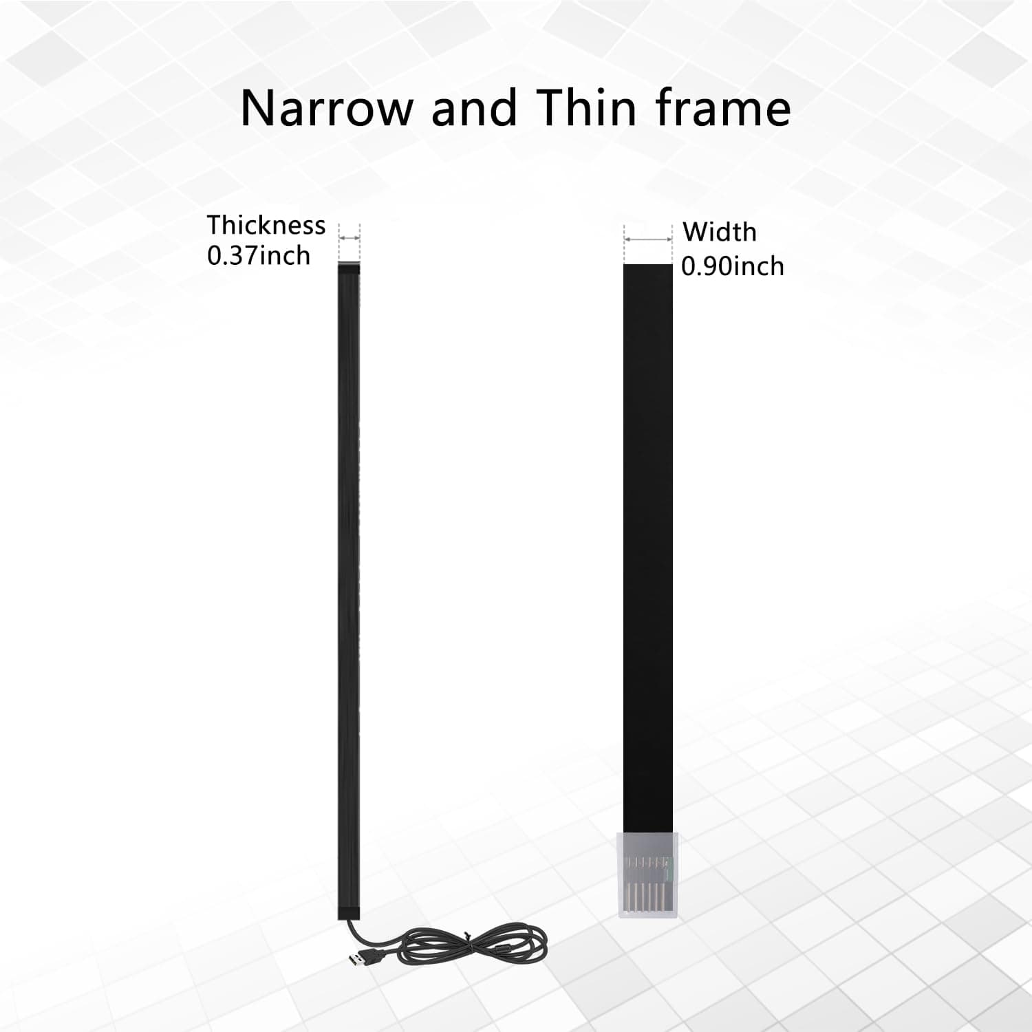 GreenTouch 86 inch IR Touch Overlay Infrared Multi Touch Frame Without Glass Plug and Play For White Board…