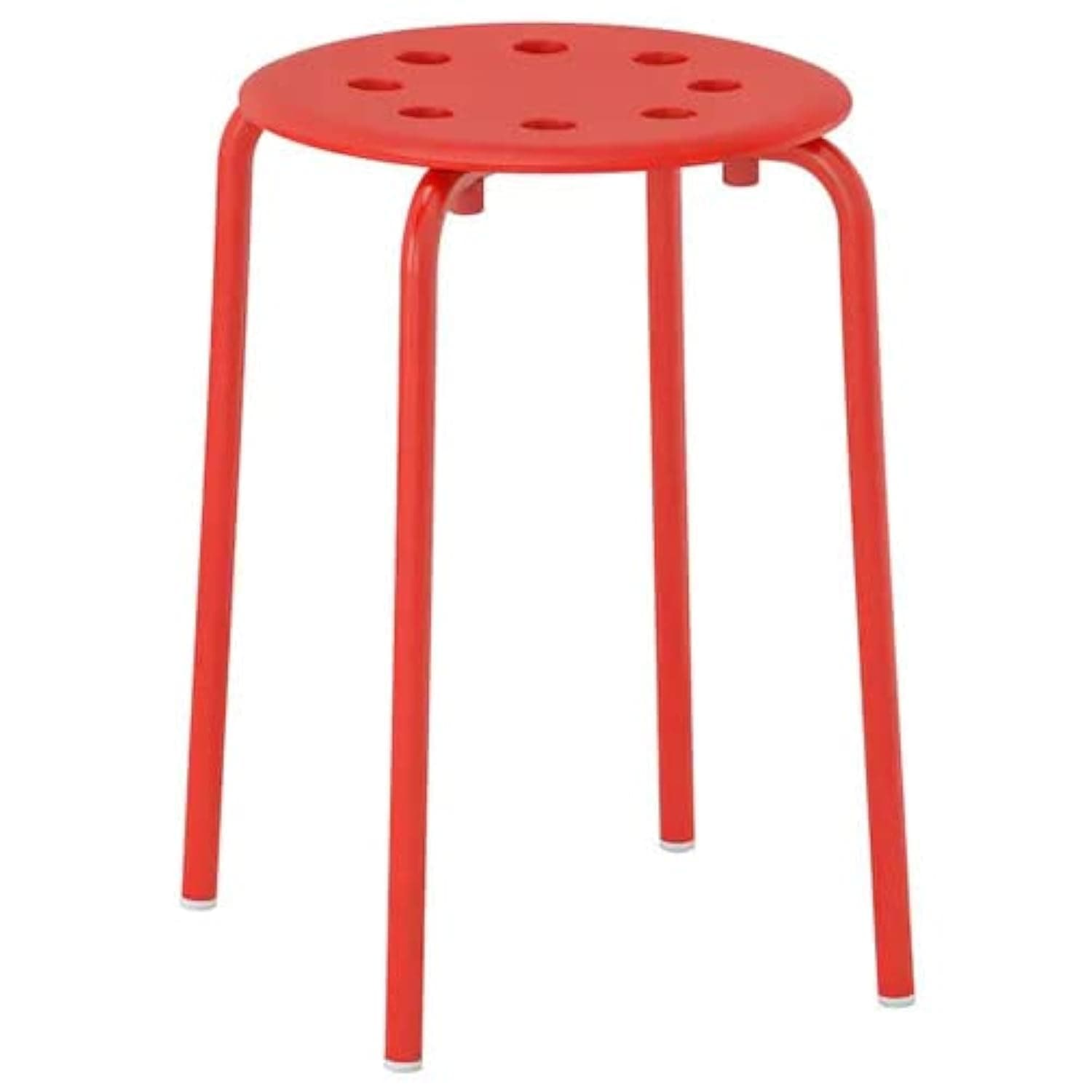 IKEA Marius Home, Study & Office Stool (45 cm, Red)
