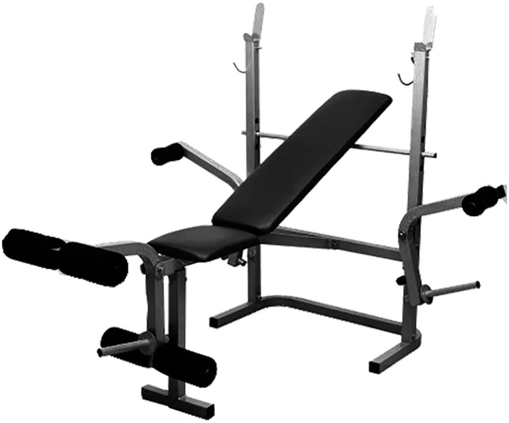 Multipurpose 5 in 1 Decline Weight Lifting Bench for Home Gym (Black) Weight Limit: 220 Kg