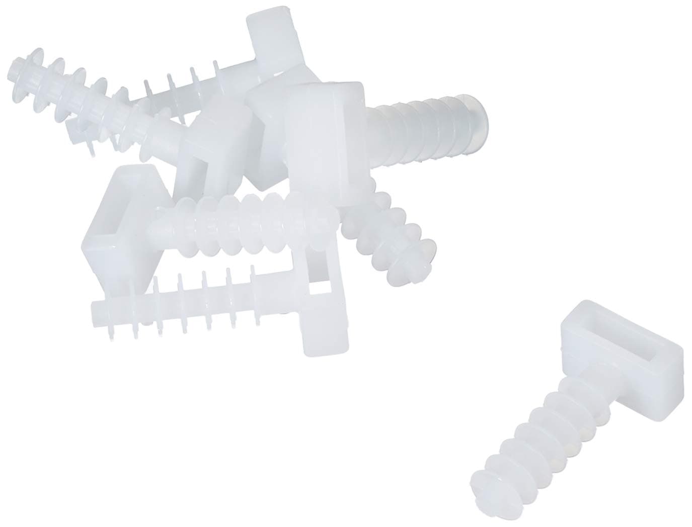 Sysfix 3530601 - Pack of 100 TBR Cable Tie Mount (Polyamide, 6mm) White