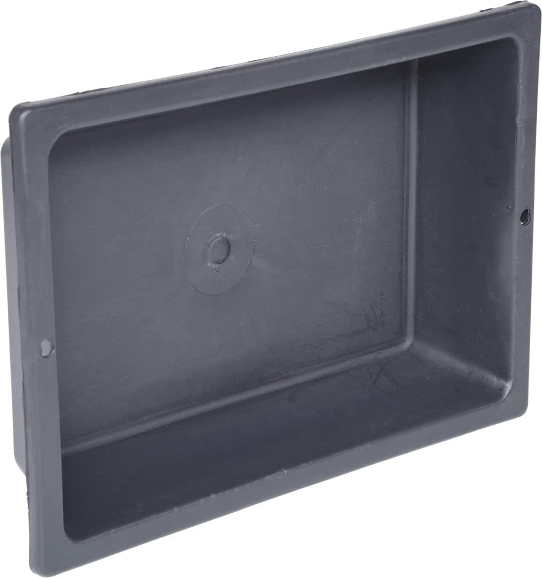 KS TOOLS 140.0043 Concrete Mortar Tray Plastic Black – Masonry Trough Without Handle – 3 L – 310 x 210 x 70 cm – Practical and Easy to Use Masonry/Construction Tools/Building Tools