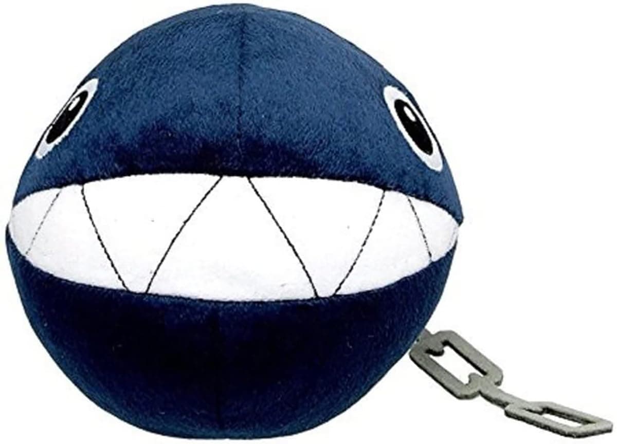 Super Mario 6-Inch Chain Chomp Plush