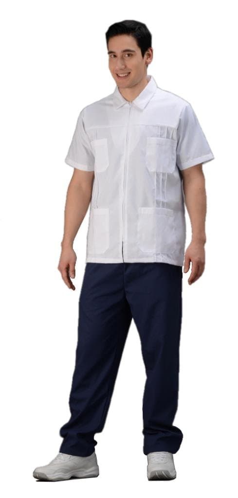 Avida Men's Zipper Pharmacy Lab Coat