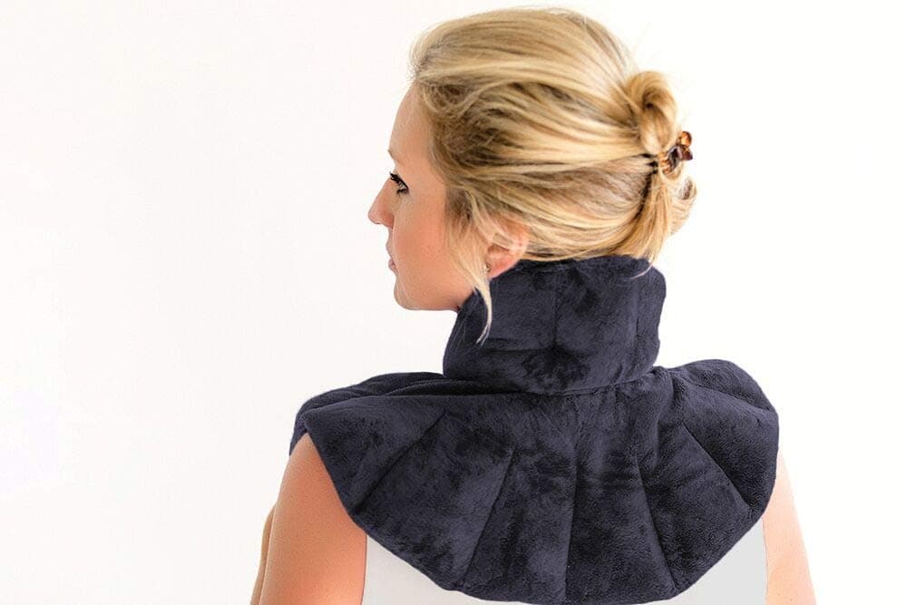 Zen Therapy - Microwavable Neck Wrap for Therapy | Hot & Cold Neck Shoulder Pad | Soothes Muscle & Arthritis Pain | Neck Heat Pad for Aromatherapy, Minor Injuries