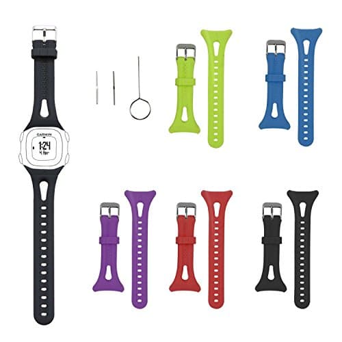 BeneStellar Garmin Forerunner 10 / Forerunner 15 Watch Band, Silicone Replacement Small & Large Men & Women Band for Garmin Forerunner 10/15 Watch