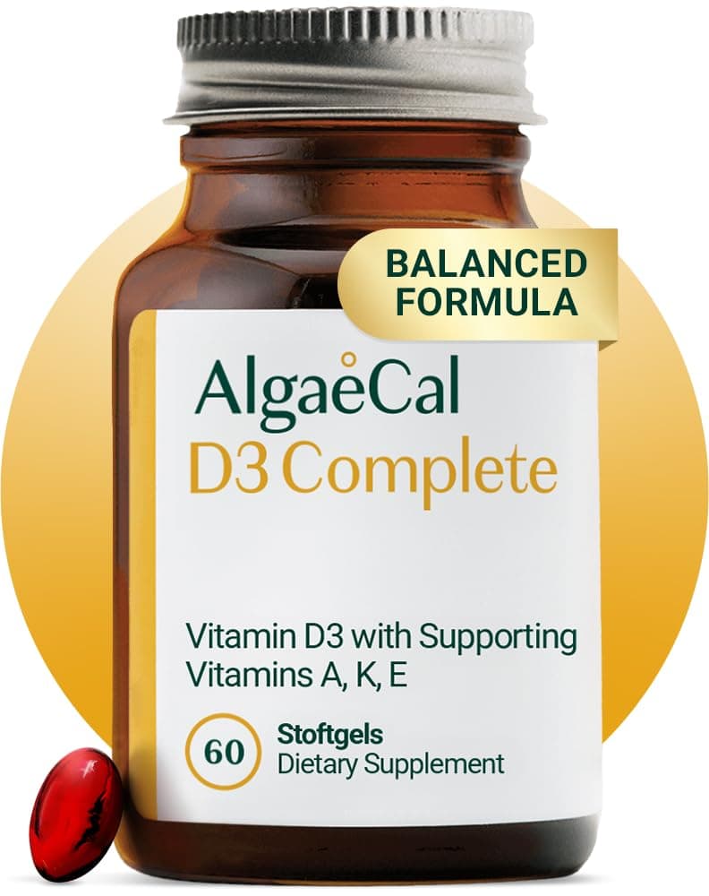 D3 Complete - Enhanced Immune Support & Bone Health with D3 K2, A, & E - Whole Body Wellness & Bone Strength, 60 softgels (1 Pack)
