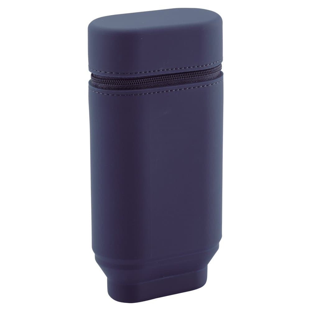 LIHITLAB Lihit Lab Stand Pen CASE - Oval Type - Large - Navy (A7695-11)