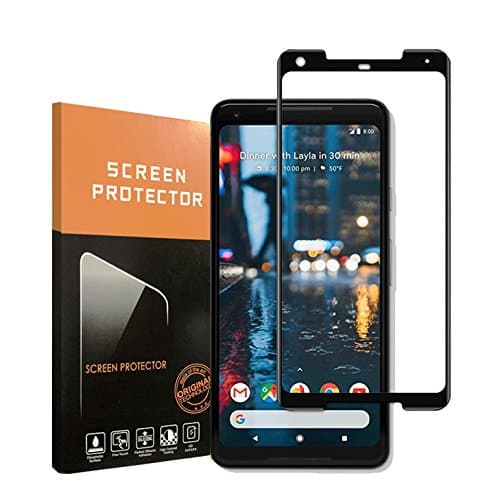 For Google Pixel 2 XL Screen Protector Case Friendly ,Penacase Full Coverage Easy to Install/ Bubble Free / HD Clear Tempered Glass Screen Protector for Google Pixel 2 XL