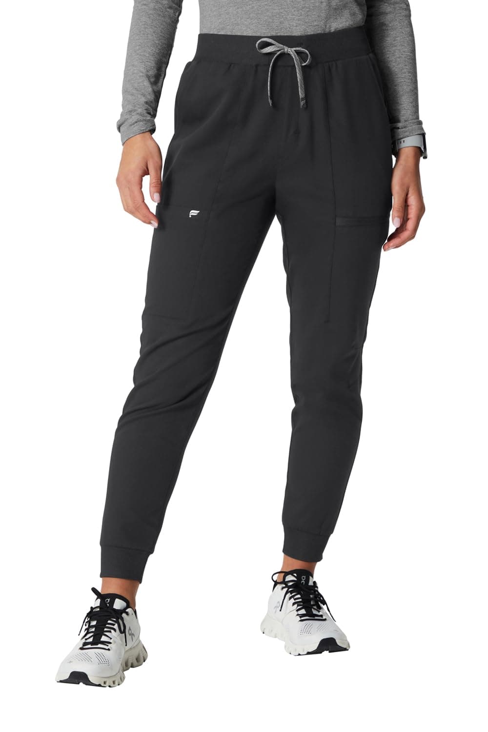 Women's High Rise Active Scrub Jogger - MotionTech, 4-Way Stretch, Pocket-Packed, Lightweight, Semi-Slim Fit