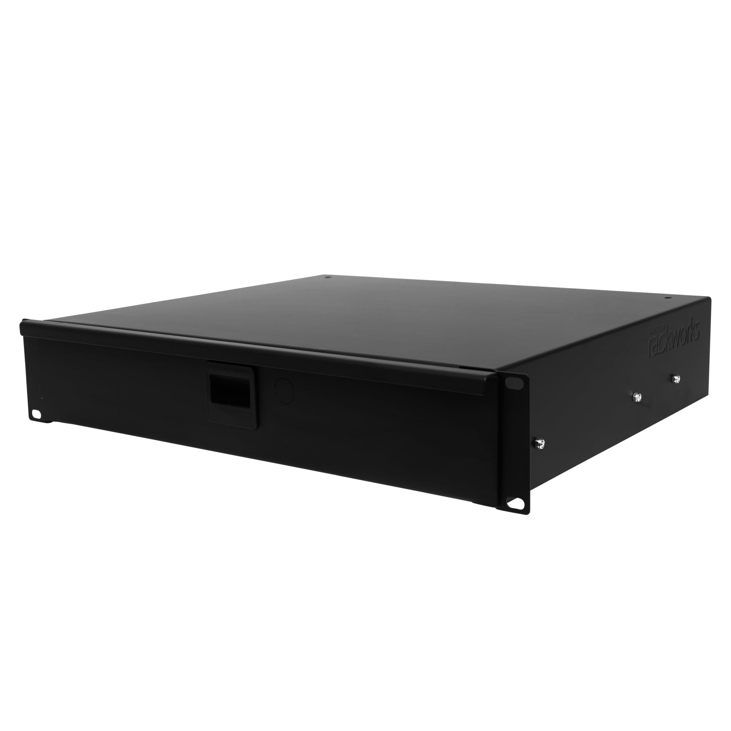 Rackworks Standard 2U Rack Mount Drawer with Lock, 14.2" Deep (GRW-DRW2)