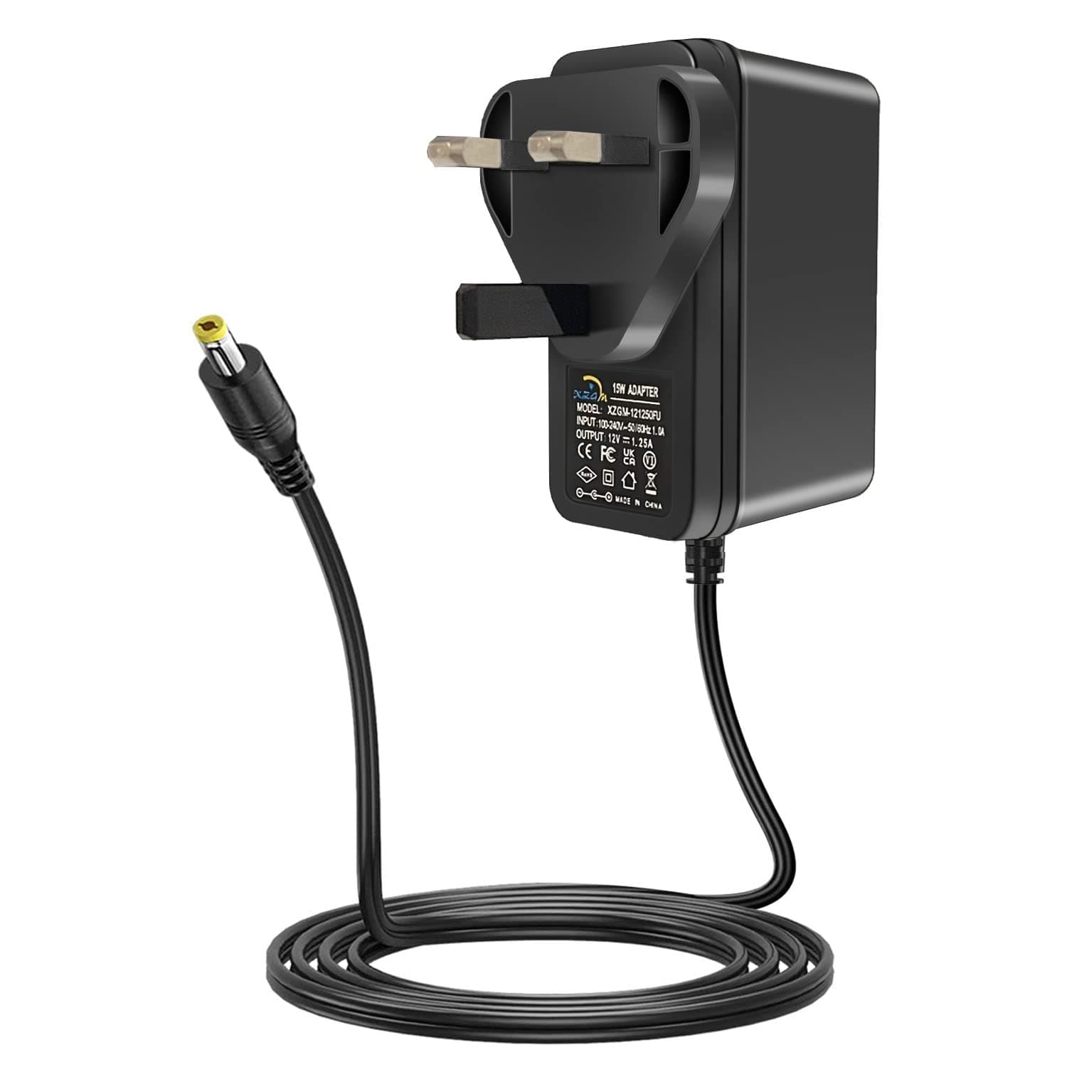 12V 15W Power Supply Charger for Echo Dot (3rd/4th Gen), Echo Spot, Echo Dot with Clock, Fire TV Cube, Echo Dot Kids Edition, Echo Show 5