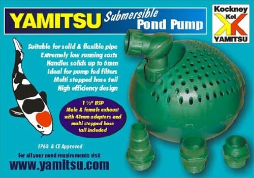 YAMITSU 6000 SUBMERSIBLE SOLIDS HANDLING POND PUMP