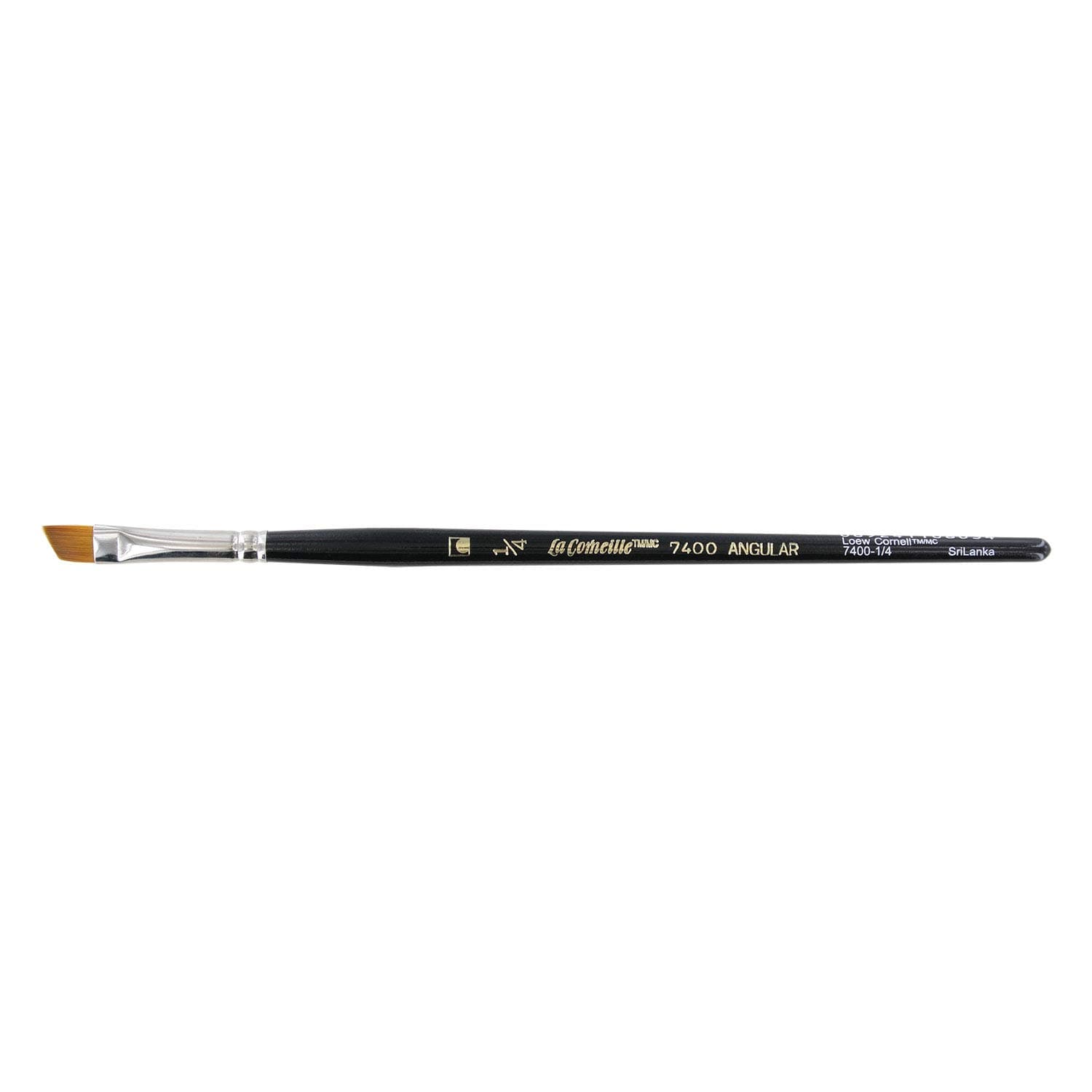 Loew Cornell Golden Taklon Brushes 1/4 in. Angular Shader 7400