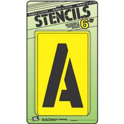 Hy-Ko Prod Co 6" Letter/Number Stencil Set